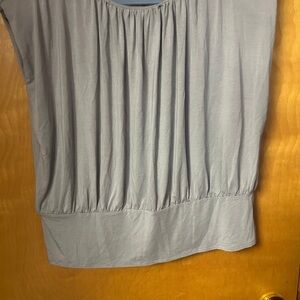 Nine West Lavender Short Sleeve Blouse